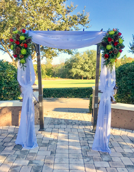 Christmas Pergola Flowers Flower Power, Florist Davenport FL